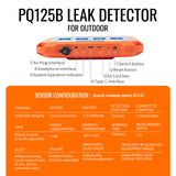 New Arrival PQ125B Outdoor Water Leak Detector for 3M