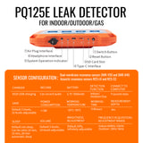 PQ125E New Pipe Leak Detector Pipe Leak Locator With Gas Tracer